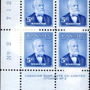 Canada PB#350 - Sir Mackenzie Bowell (1954) 5¢