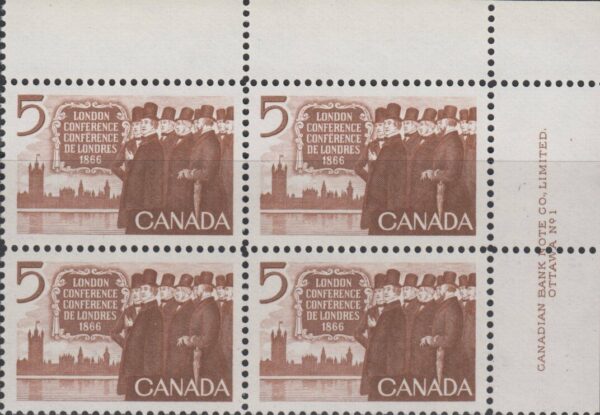 Canada PB#448 - Canadian Delegation (1966) 5¢
