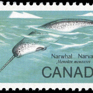Canada Stamp #480i - Narwhal (1968) 5¢