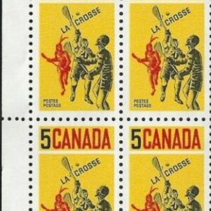 Canada PB#483 - Lacrosse Players (1968) 5¢