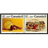 Canada Stamp #575a - Subarctic Indians (1975) 2 x 8¢ - Image 2