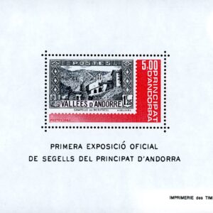 Andorra S# 298 - (1982) - No 52 (A141) 1st Andorran Stamp Exhib.