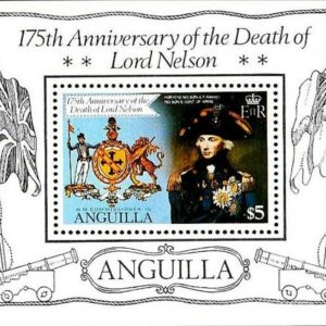 ANGUILLA - 1981 - S#433 - DEATH OF LORD NELSON - 175th ANNIVERSARY - MINT - MNH S/SHEET!