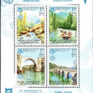 Bosnia and Herzegovina -S#260a - (2005) EUROPA CEPT 1956-2006,Block of 4 ,Scott#260a,MNH