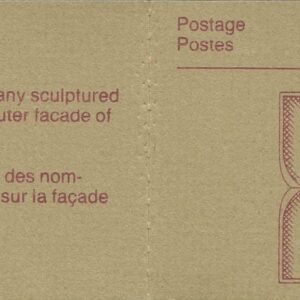 Canada Stamp Booklet - #BK100 (1989) 3 x 2¢ + 6¢ + 38¢