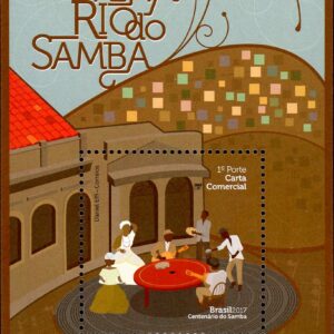 Brazil Sc#3354 (2017) First Samba Recording, Cent 1.80r
