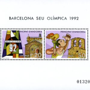 Andorra - S#180 - (1987) - 20p and 70p Souvenir sheet - MNH