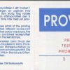 SWEDEN - 1996 PROOF TEST BOOKLET ** MNH RARE!