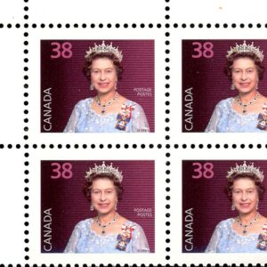 Canada Stamp PB#1164 - Queen Elizabeth II (1988) 38¢