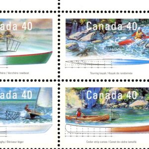 Canada Stamp PB#1320a - Small Craft-3 (1991) 4 x 40¢