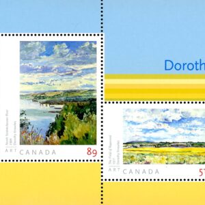 Canada Stamp #2148 - North Saskatchewan River (2006) 1 x 51¢, 1 x 89¢ Souvenir sheet of 2