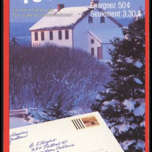 Canada Stamp Booklet - #BK106 (1989) 10 x 33¢
