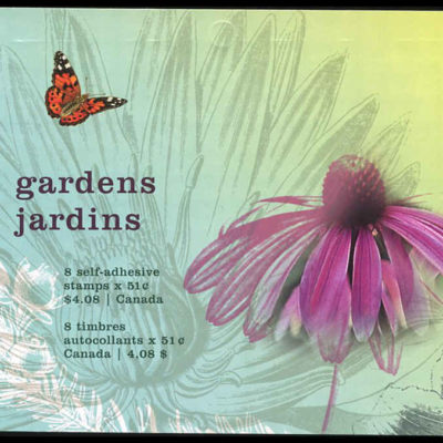 Canada Stamp Booklet - #BK322 - Gardens (2006) 8 x 51¢