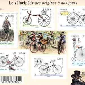 France Stamp Sc#4041 - 2011 - S/Sheet - Bicycles