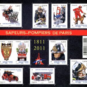 France Stamp Sc#4074 - 2011 - S/Sheet - Firefighters of Paris
