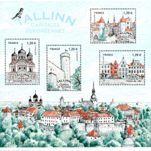 France Stamp Sc#5417 - 2018 - S/Sheet - European Capitals