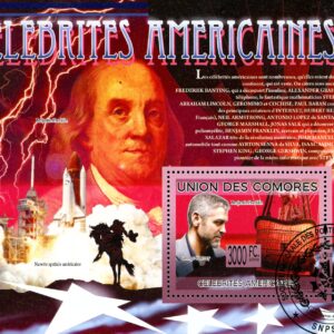 Comoro Islands Stamps - (2009) - S/Sheet -Famous American People - Cancelled