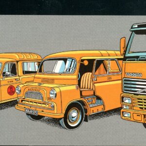 Denmark Sc#1233a - 2002 - Old post Vehicles - Booklet with 2 panes