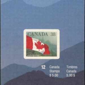 Canada Stamp Booklet - #BK110 (1989) 12 x 38¢