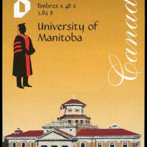 Canada Stamp Booklet - #BK254 University of Manitoba (2002) 8 x 48¢