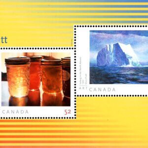 Canada Stamp #2212 - Art Canada: Mary Pratt (2007) 1 x 52¢, 1 x $1.55 Souvenir sheet of 2