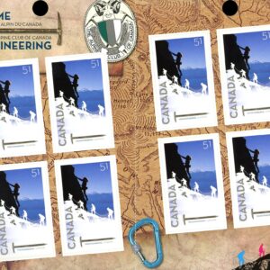 Canada Stamp Booklet - #BK332 - Climbers (2006) 8 x 51¢
