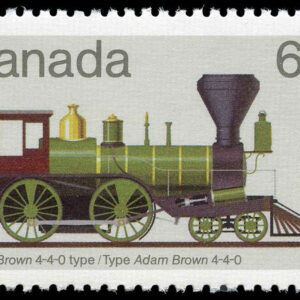 Canada Stamp #1002 - Adam Brown 4-4-0 type (1983) 64¢ Dull