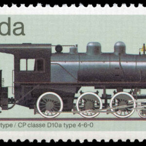 Canada Stamp #1039 - CP Class D10a 4-6-0 type (1984) 64¢