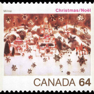 Canada Stamp #1042 - Snow in Bethlehem (1984) 64¢
