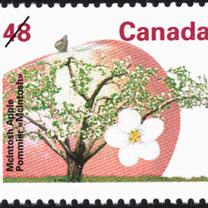 Canada Stamp #1363 - McIntosh Apple (1994) 48¢