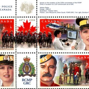 Canada PB#1737a - RCMP-125th Anniversary (1998)