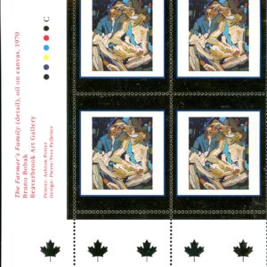 Canada PB#1754 - The Farmer's Family (detail) (1998) 90¢