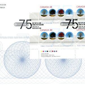 Canada OFDC#1959 - A tree depicted in 4 seasons (2002) 48¢ PB