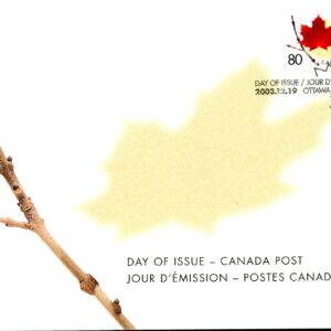 Canada OFDC#2009 - Maple Leaves (2003) 80¢ & $1.40