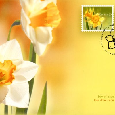 Canada OFDC#2092-3 - Daffodils (2005) 2 x 50¢