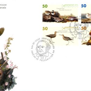 Canada OFDC#2098a - John James Audubon's Birds-3 (2005) 4 x 50¢