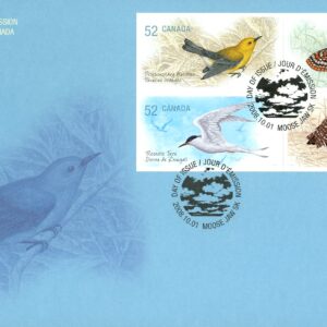 Canada OFDC#2289a - Endangered Species-3 (2008) 4 x 52¢