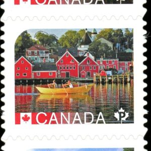 Canada Stamp #2894i - Unesco World Heritage Sites in Canada (2016) 5 x P (85¢) Se-tenant strip of 5 (2890-2894), die cut to shape from Quarterly Pack