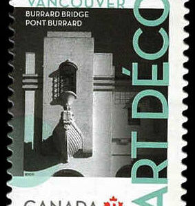 Canada Stamp #2472 - Burrard Bridge, Vancouver, BC (2011) P (59¢)