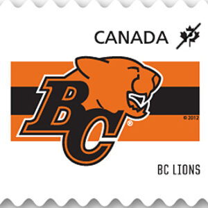 Canada Stamp #2559 - BC Lions (2012) P (61¢)