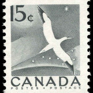 Canada Stamp #343 - Gannet (1954) 15¢
