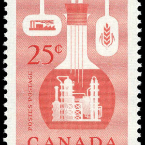 Canada Stamp #363 - Chemical Industry (1956) 25¢