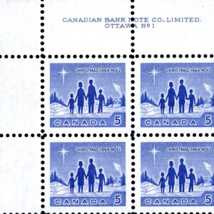 Canada Stamp PB#435 - Star of Bethlehem (1964) 5¢ PB#1