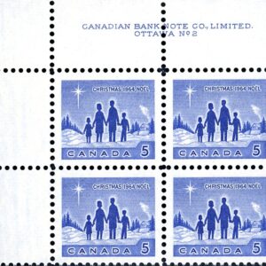 Canada Stamp PB#435 - Star of Bethlehem (1964) 5¢ PB#2