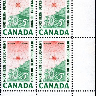 Canada Stamp PB#391 - Surveying Crew (1961) 5¢