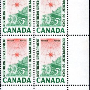 Canada Stamp PB#391 - Surveying Crew (1961) 5¢