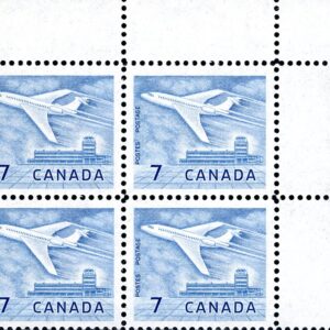 Canada Stamp PB#414 - Jet Plane, Ottawa (1964) 7¢
