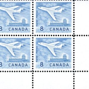 Canada Stamp PB#436 - Jet Plane, Ottawa (1964) 8¢