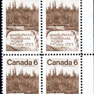 Canada Stamp PB#516 - Carved Inscription (1970) 6¢