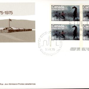 Canada OFDC PB#667 - Calgary Stampede (1975) 8¢